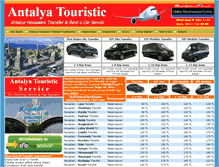 Tablet Screenshot of antalyatouristic.com